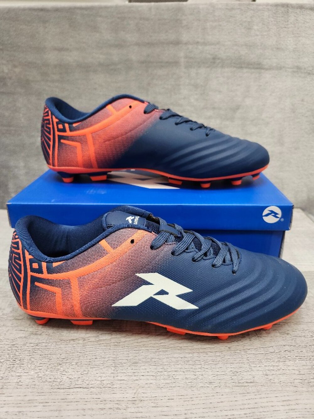 RUNIC Soccer Cleats for Men Size 10 (EU42) Firm Ground Cleats with Multi-Shaped